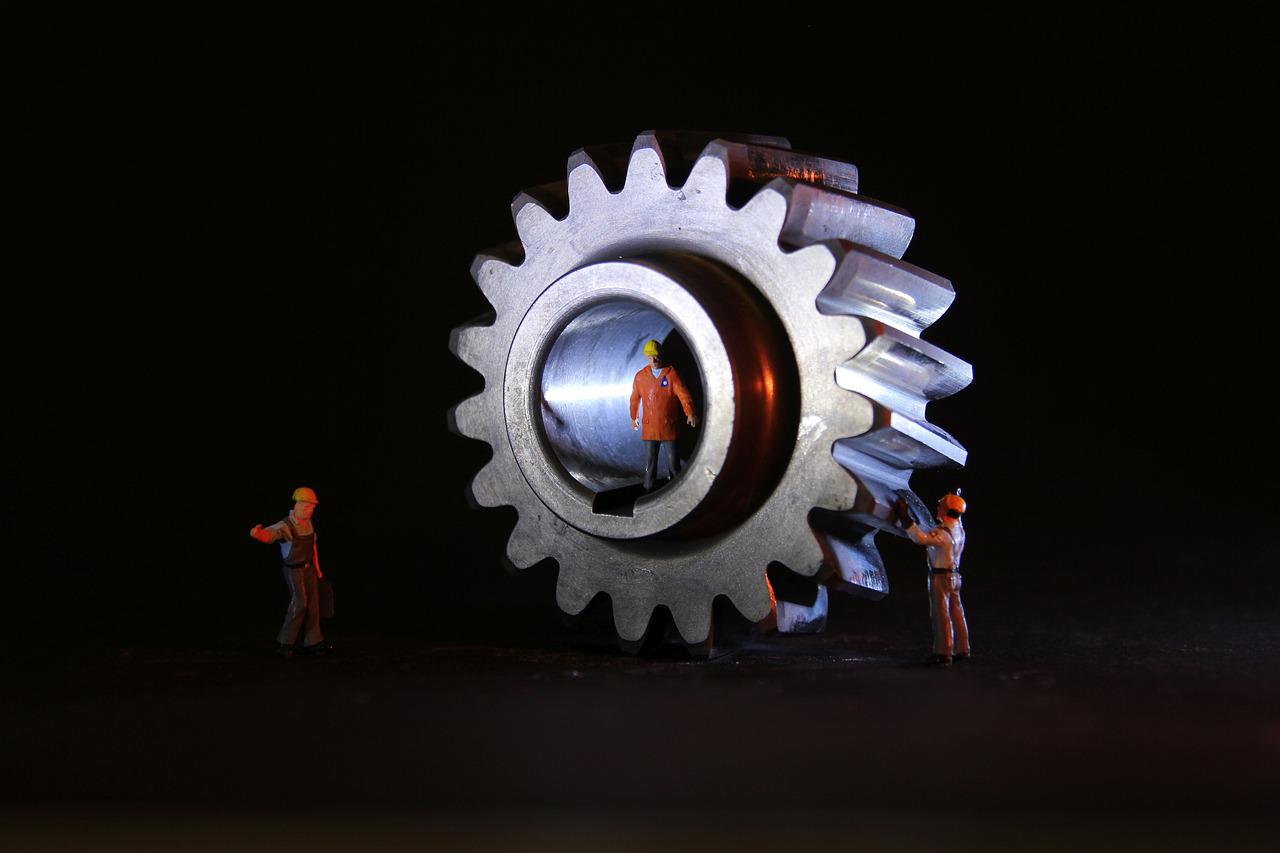 mechanical engineering, gear, miniature figures-2993310.jpg